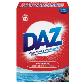 Порошок для прання універсальний DAZ Whites & Colors, 21 прання, 1,05 кг